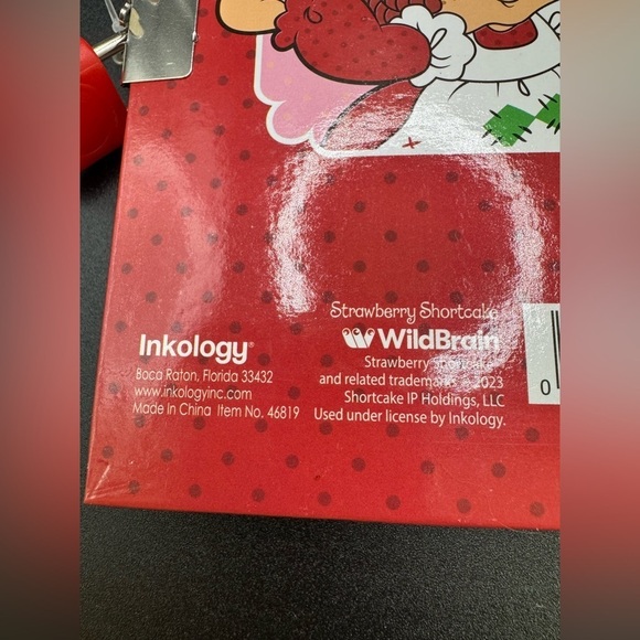 NEW Strawberry Shortcake Mini Diary and Scented Pom Pen - Picture 5 of 5